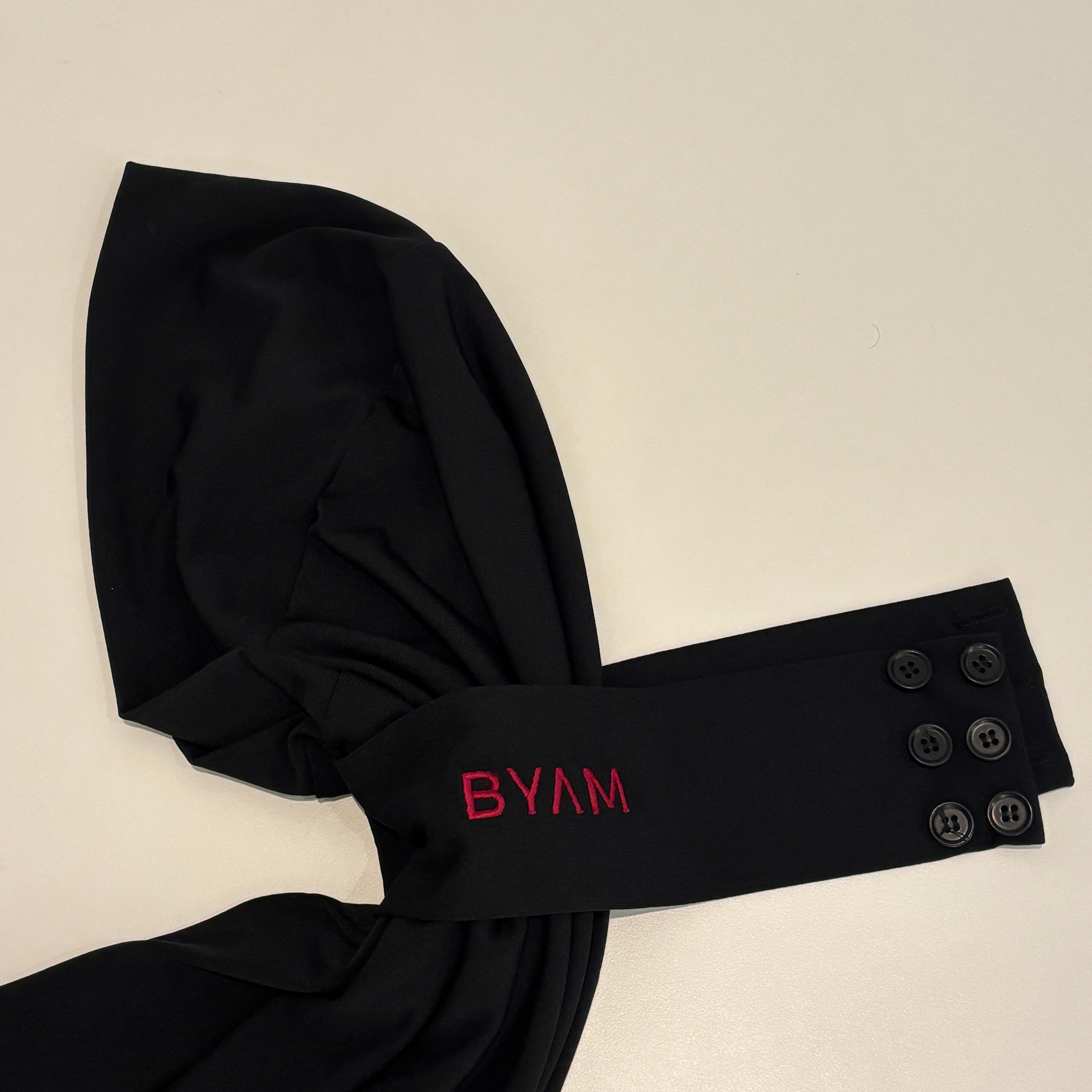 Instant hijab - Black velvet