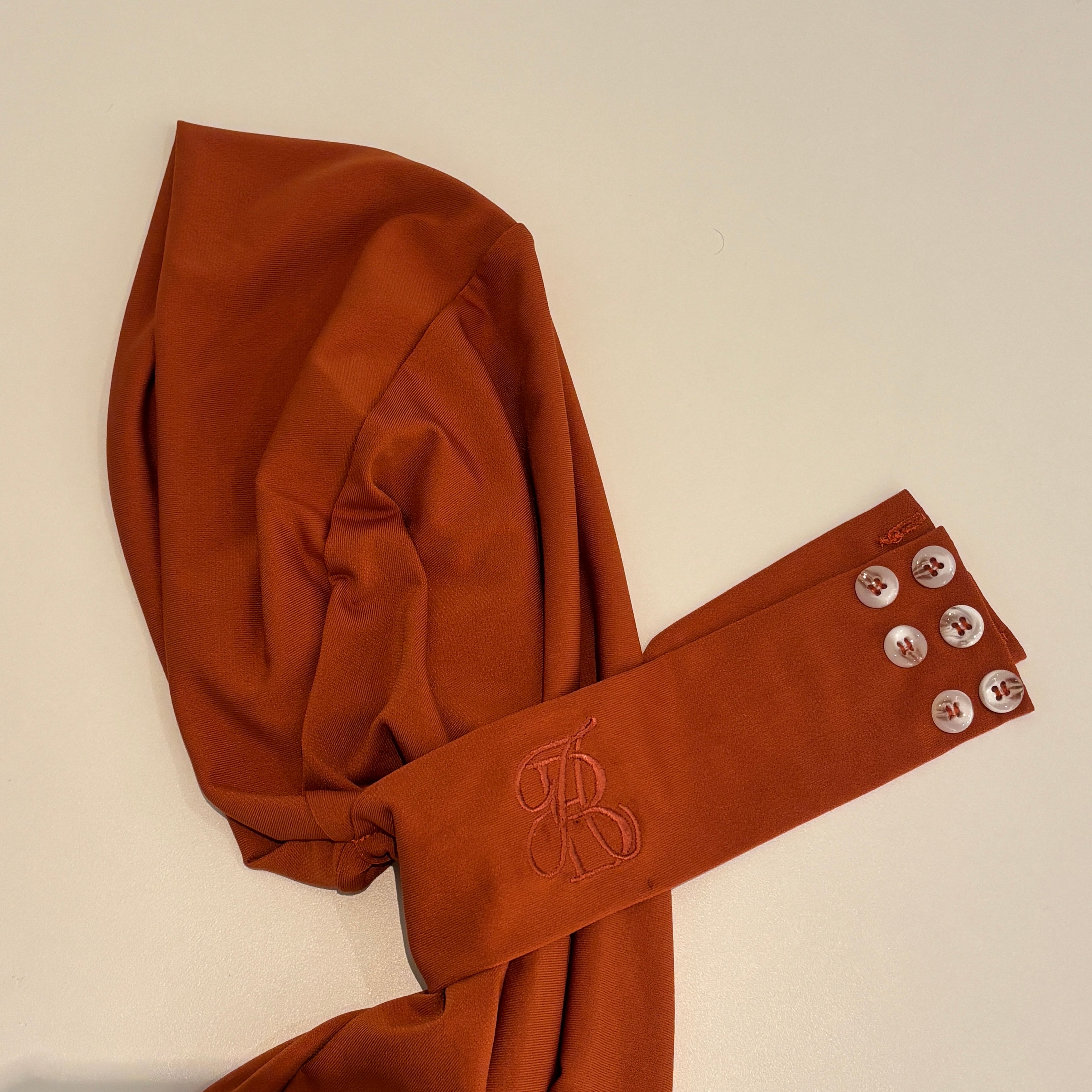 Instant hijab - Burnt Terracotta