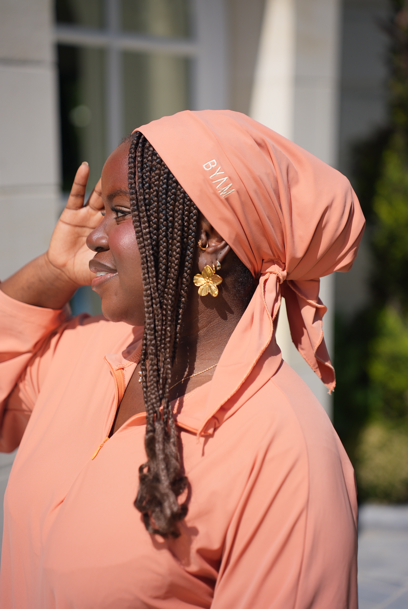 Turban Burkini - Saumon
