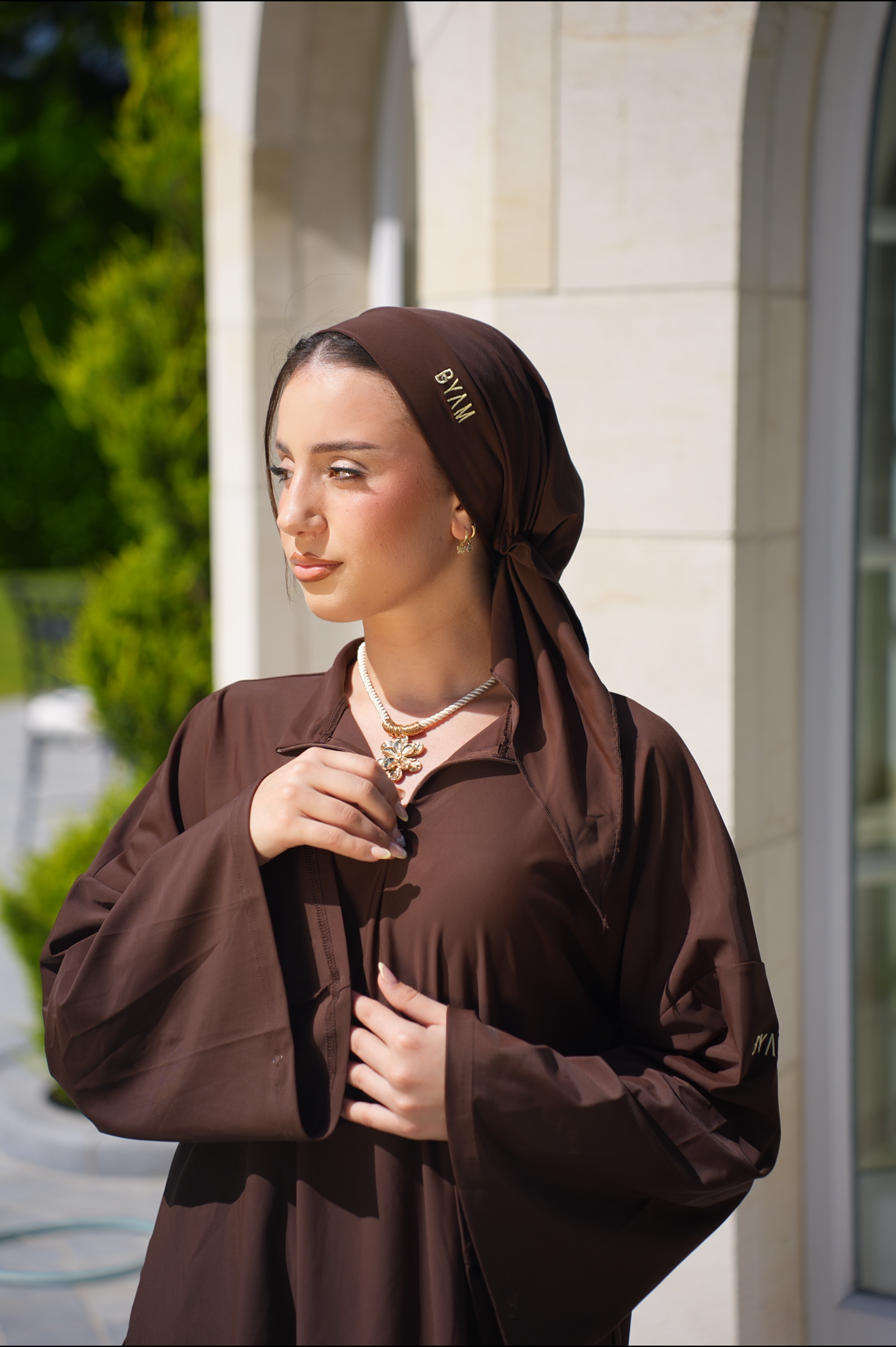 Turban Burkini - Marron
