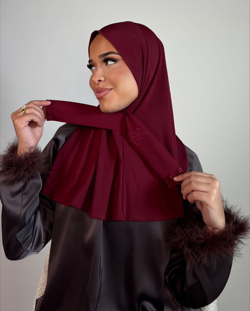 Instant hijab - Berry Shade