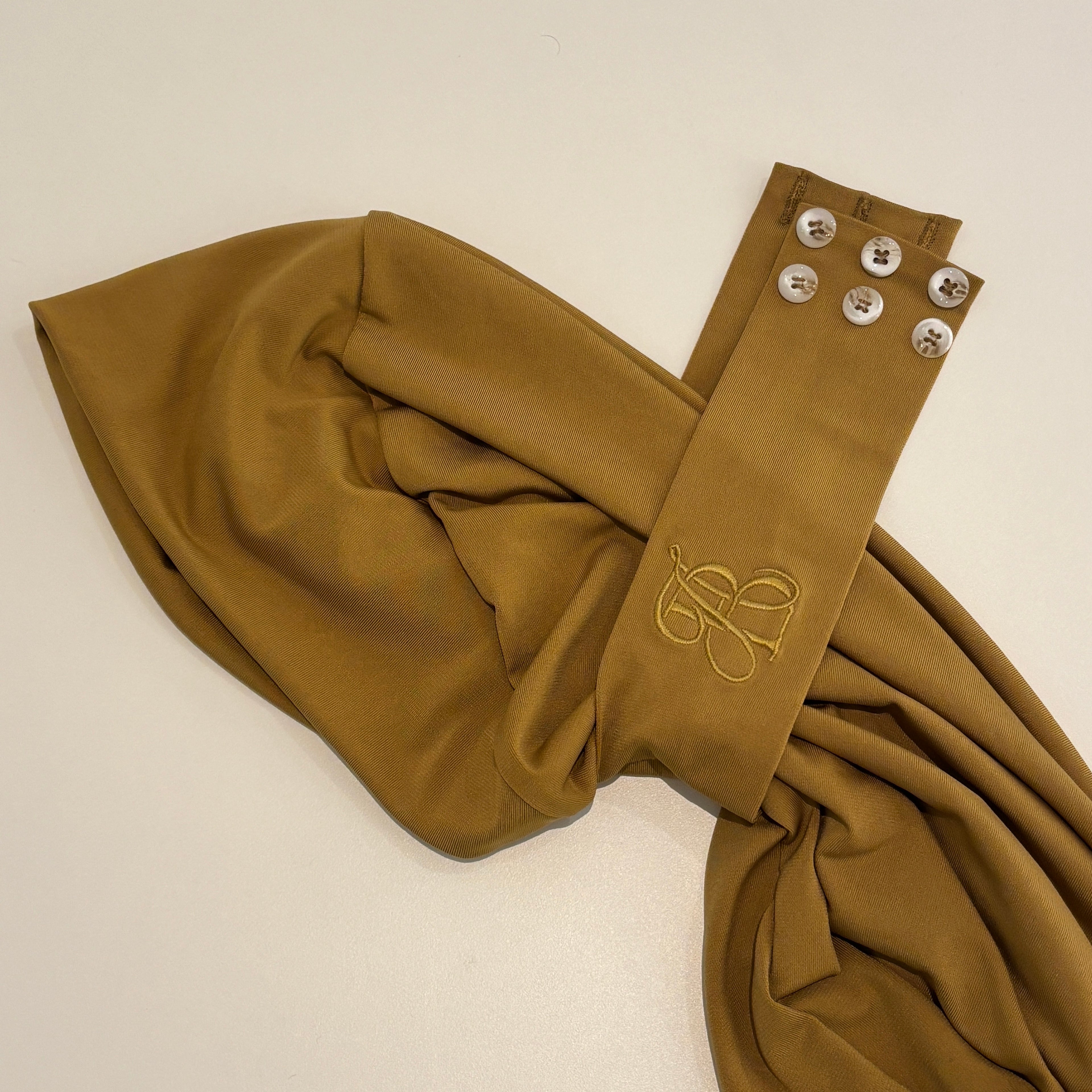 Instant hijab - Honey Mustard