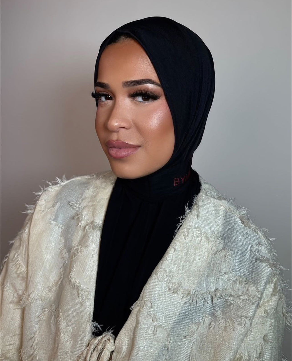 Instant hijab - Black velvet