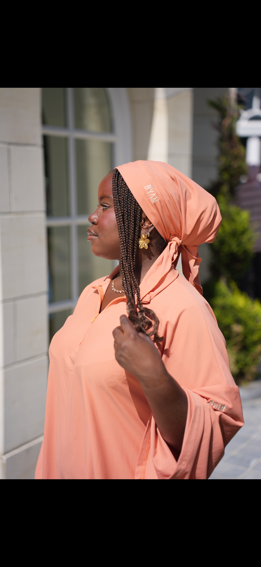 Turban Burkini - Saumon